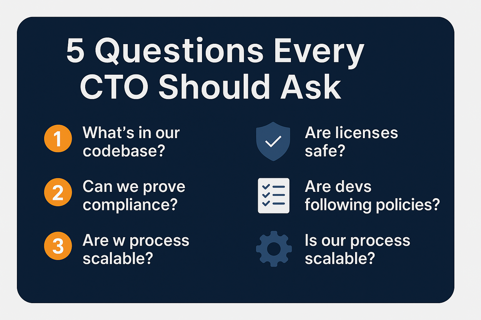 5 Questions Every CTO Should Ask
